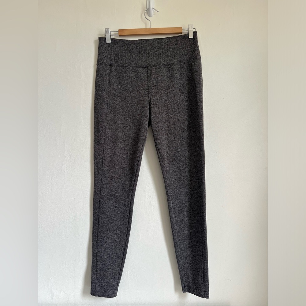 MEDIUM TALL Athleta Delancey Herringbone tights navy black white womens 2 pairs - Picture 2 of 10